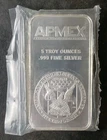 Apmex 5oz Silver Bar in Plastic