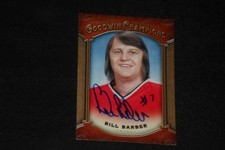 HOF BILL BARBER 2014 UD GOODWIN CHAMPIONS SIGNED AUTOGRAPHED CARD #48 FLYERS