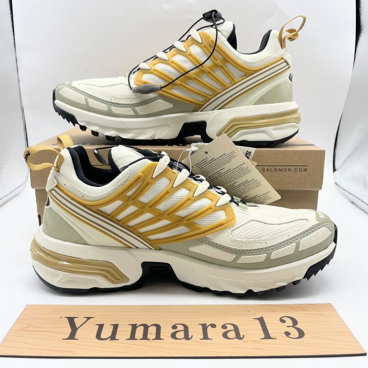 Salomon ACS PRO GORE-TEX Icicle Antelope Tea L47599800 Men's Size