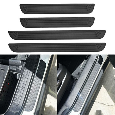 #ad 4pcs Car Door Threshold Sill Cover Step Protector Rubber For BUICK Accessories $15.19