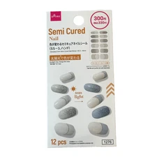 Daiso Japan Semi Cured Nail Sticker
