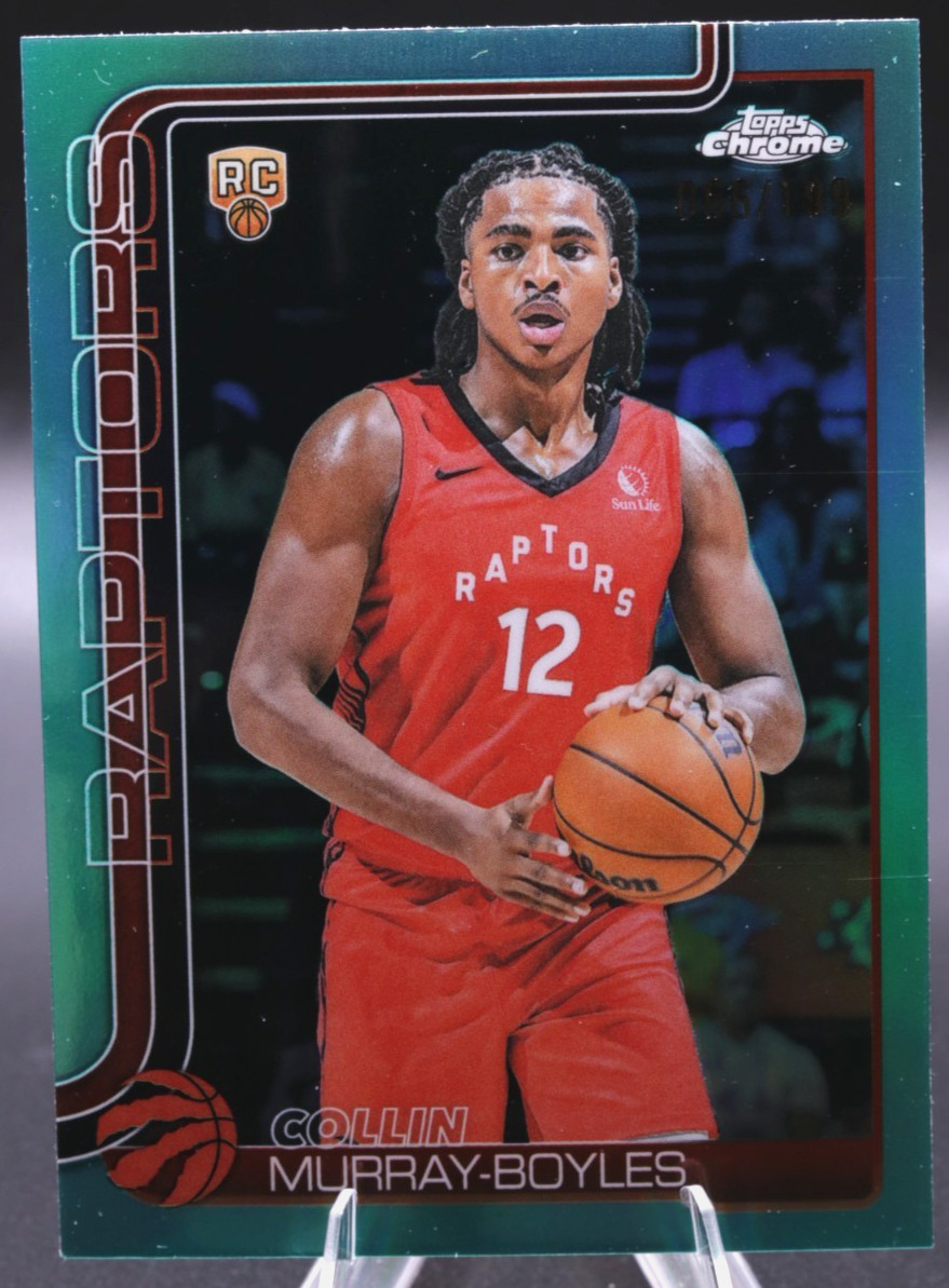 2025-26 Topps Chrome - #259 Collin Murray-Boyles Aqua Refractor /199