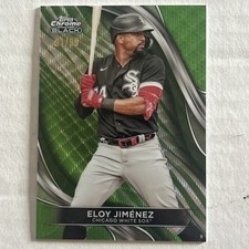 2024 Topps Chrome Black - Eloy Jimenez #58 Green Wave Ref 91/99 White Sox’s