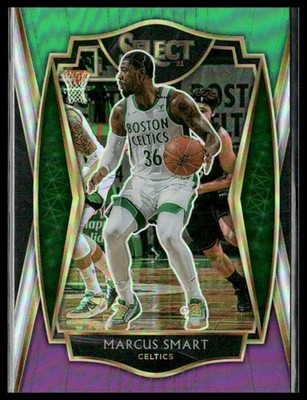 2020-21 Panini Select #111 Marcus Smart Green White Purple