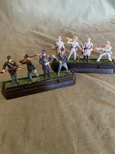 Vintage 1/32 Metal Civil War Figures On Bases Union
