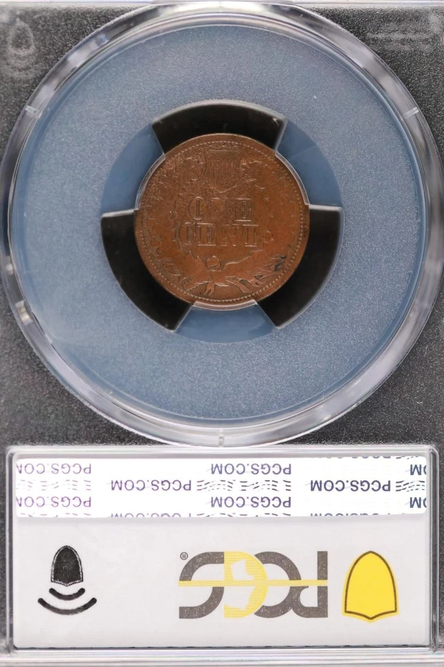 1865 Fancy 5 Indian Head Cent G 06 PCGS *DoubleJCoins* JL1100-387 - Image 3 of 3