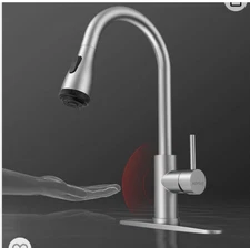WaterSong Touchless Kitchen Faucet Sink w/ Smart Sensor WS062200 Brushed Nickel