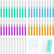 350 Pieces Braces Brush for Cleaner Interdental Brushes Kit Flosser for Braces