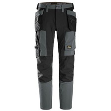 Image of Snickers 6218 AllRoundWork Full Stretch Trousers Holster Pockets 4-Way Workwear