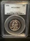 1956 SILVER Washington Quarter PCGS PR67