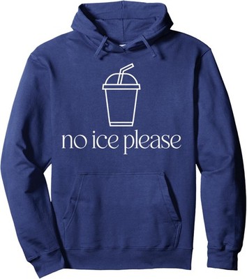 No Ice Please Design American Protest Ice Please Unisex Hooded Sweatshirt