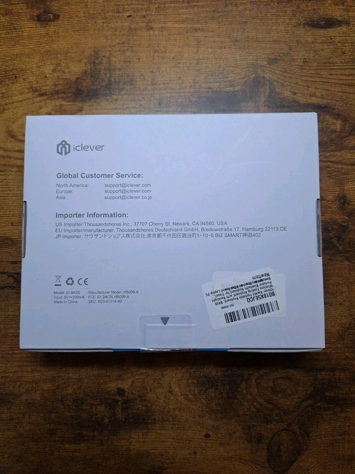 Teclado Plegable Retroiluminado iClever, Teclado Plegable Inalámbrico BK05, Nuevo Precintado Foto 2 de 3