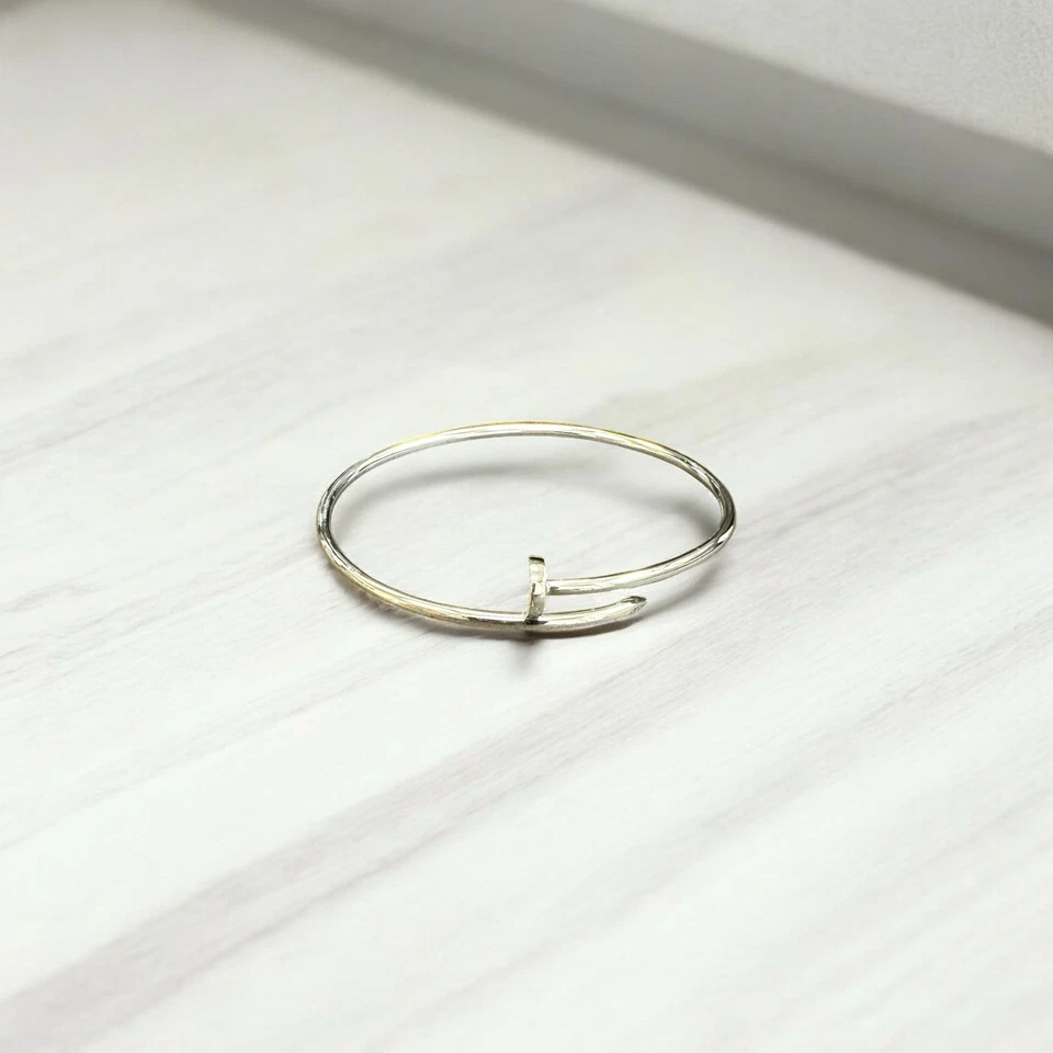 Pulsera de plata de ley Foto 4 de 4