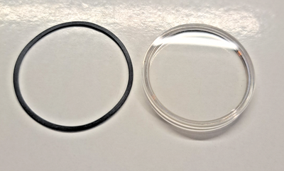 ヤエマ品です Yema Watch Glass Ref. Watch: 31184 - Ø 29.20 Mm Chrome Ring With