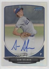 2013 Bowman Chrome Prospects Refractor 145/500 Sam Selman #BCP-SS Auto fm0