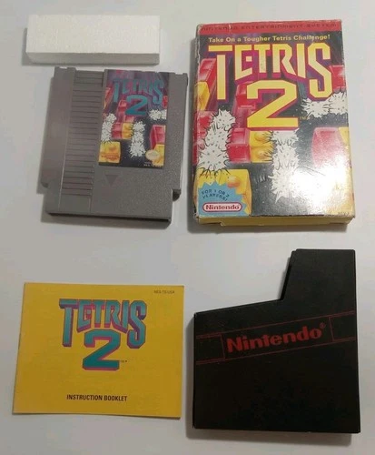 Tetris 2 (Nintendo Entertainment System, 1993) NES CIB Tested Works Vintage
