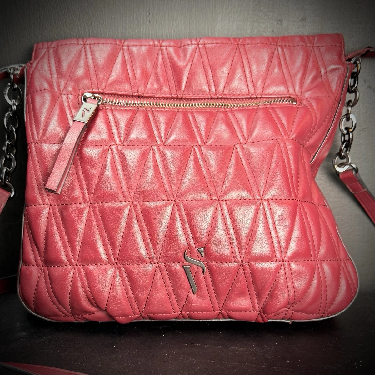 Simply Vera Vera Wang Maroon Quilted tote Simply Vera Vera Wang Quilted Medium Bags & Handbags for  main image 4