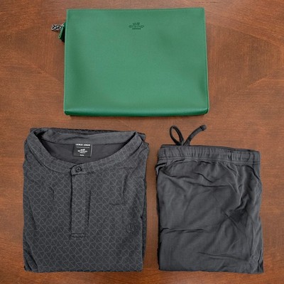 Etihad   Giorgio Armani Residence Folio & Loungewear Set   Large   2026   New
