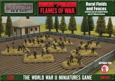 FLAMES OF WAR - RURAL FIELDS AND FENCES - BB138 - BATTLEFIELD IN A BOX - NEW
