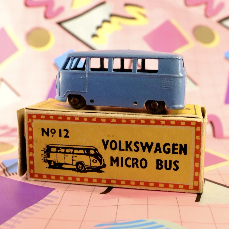 RARO! BUDGIE TOYS Nº 12 MICROBÚS VOLKSWAGEN EN CAJA ORIGINAL Foto 4 de 4