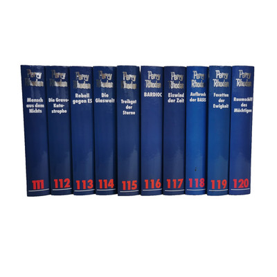Perry Rhodan Blauband 111-120 Set Sci-Fi Sammlung Bücher Science Fiction