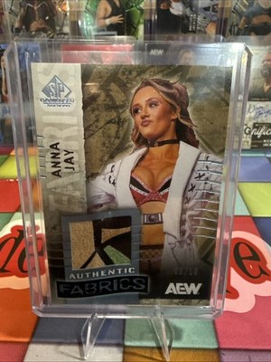 2025 Upper Deck AEW Game Used SP Authentic Fabrics Anna Jay /10 SSP