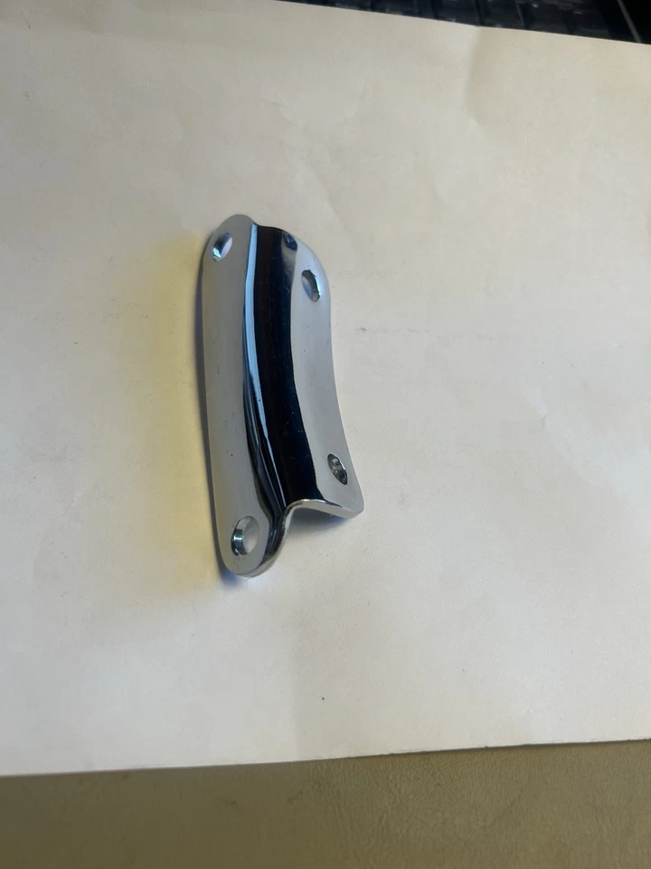 Harley Davidson Chrome Oil Tank Mounting Plate Bracket EL UL FL 36-57 62585-36 - Image 2 of 2