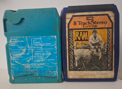8 TRACK TAPE - PAUL MCCARTNEY & WINGS - RAM & BAND ON THE RUN ITALY CARTRIDGE