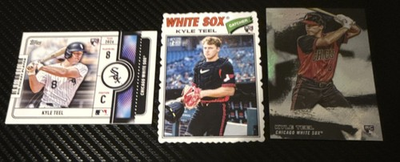#ad Kyle Teel RC Lot 3 Cards Topps Rookie Inserts White Sox Deckle edge $13.00