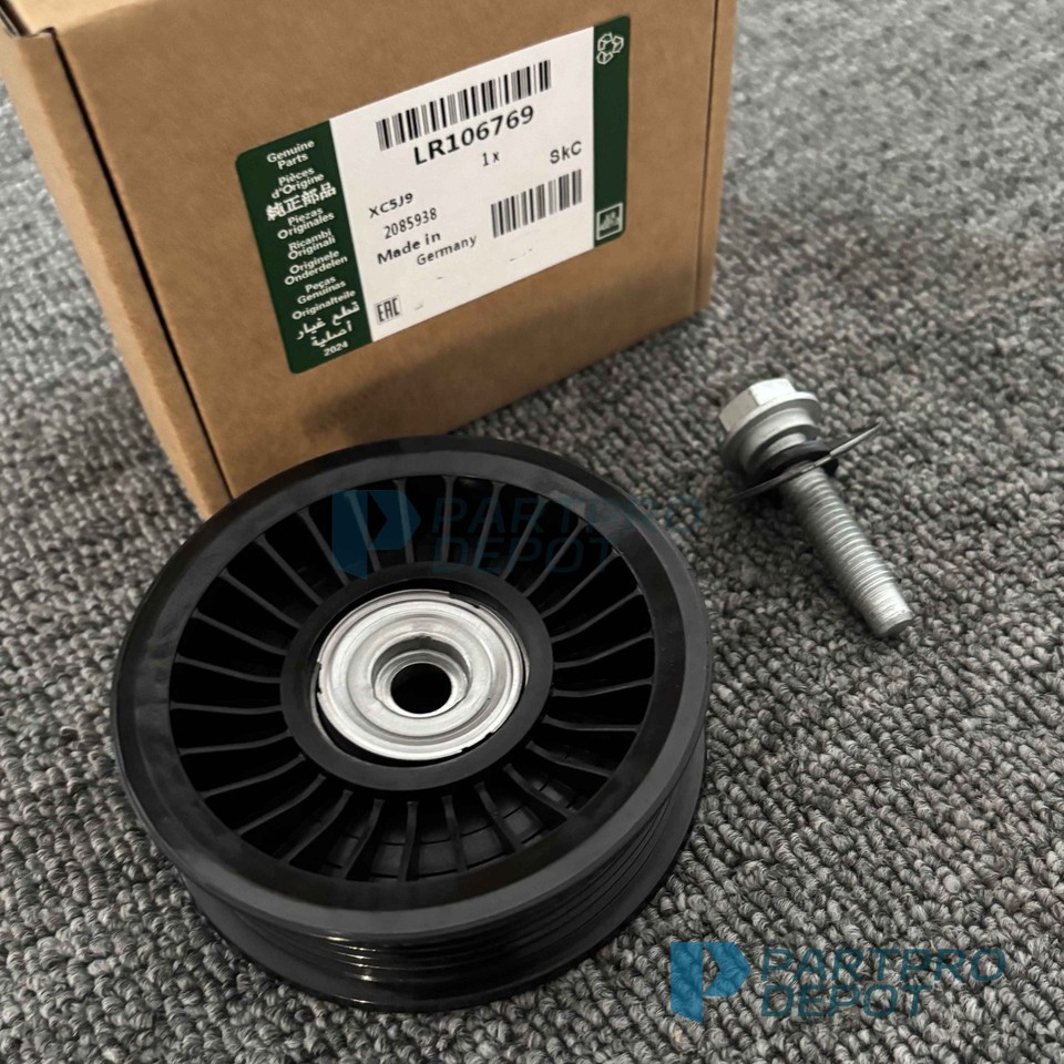Engine Belt Idler Pulley Fits For Land Rover Range Rover LR4 3.0 5.0 ...