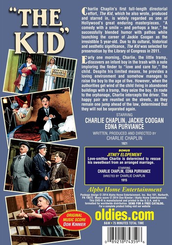 The Kid (Silent) (DVD) Carl Miller Edna Purviance Charlie Chaplin (US IMPORT) - Picture 2 of 2