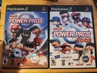 MLB Power Pros & Power Pros 2008 Ps2 Game Lot Cib