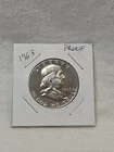 1963- PROOF- FRANKLIN SILVER HALF DOLLAR- NR AUCTION- FREE US SHIPPING