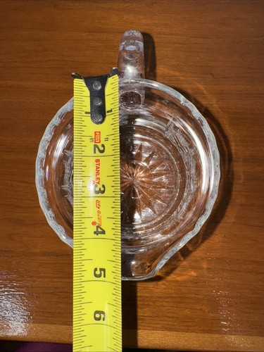 Royal Brierley Crystal "ASCOT" Water Juice Jug Pitcher - Flat Bottom 6”Tall - Picture 7 of 18