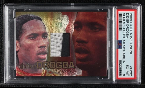 2009 Futera World Football Online Game Collection /350 Didier Drogba #FP02 PSA 6