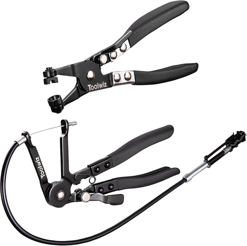 2 Pezzi Pinza per Fascette Stringitubo, Radiatore Molla Pinze per Fascette Auto, - Foto 7 di 12