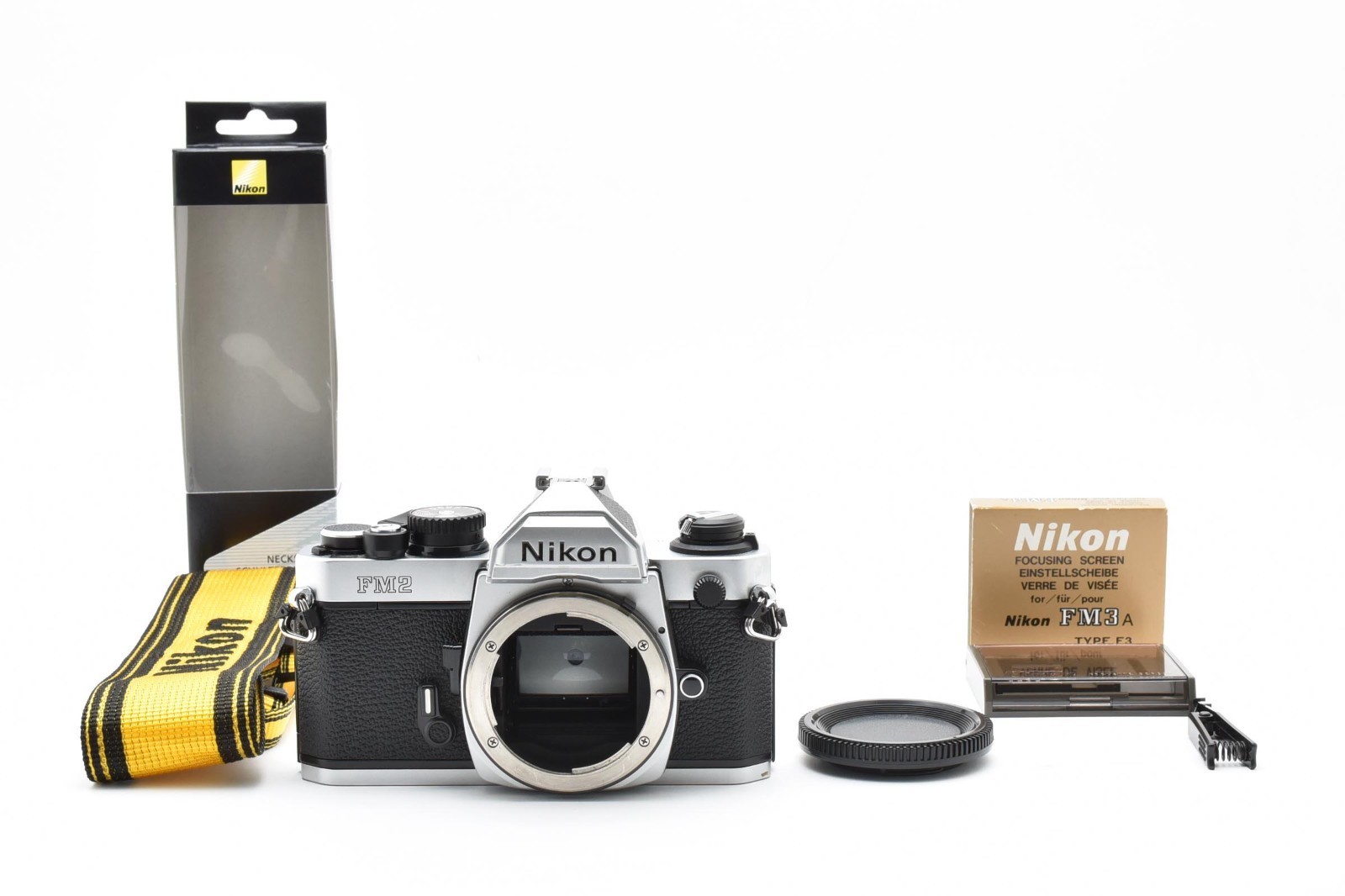 *Top Mint* Nikon New FM2 FM2N SLR Film Camera Body S/N 842**** From Japan #4747