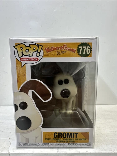 Funko Pop Animation Wallace & Gromit 776 Gromit Vaulted 2020 Protector Damaged