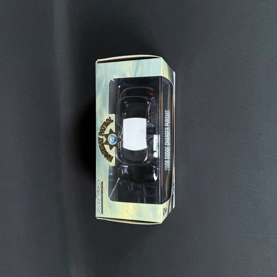 Dodge Charger Pursuit 2008 escala 1/43 CHP Slickktop coche de policía - luz verde Foto 2 de 4