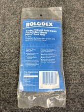 Rolodex 6 Index  50 Refill Cards for Petite Card Files 2.25"x4" No. S30 Vintage
