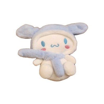 New Sanrio Cinnamoroll Blue Scarf Fuzzy Plus