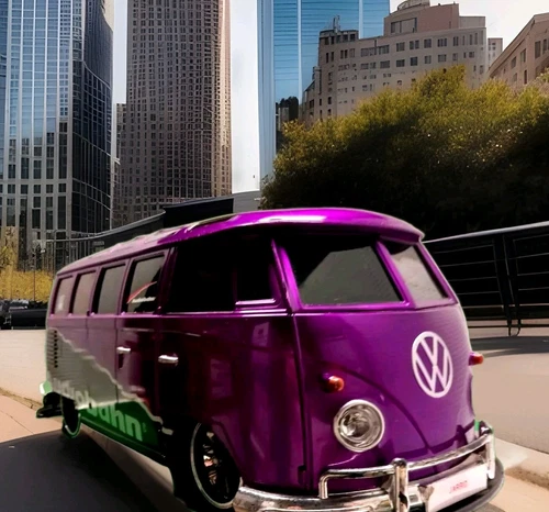 Maisto Urban Ridez R/C VW Samba Bus with Remote Control No Original Packaging - Picture 3 of 12