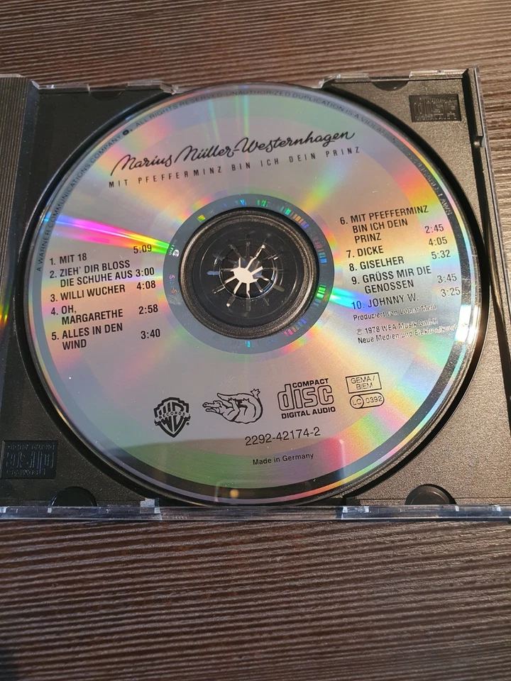Mit Pfefferminz bin ich dein Prinz von M. Müller-Westernhagen  | CD |  Sehr gut - Bild 3 von 4