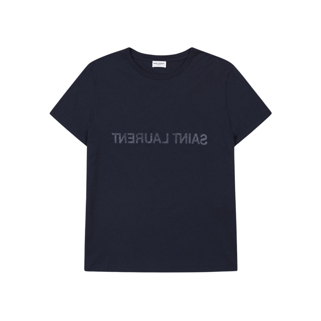 Saint Laurent Reverse T-Shirt Marine Natural