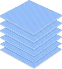 Frienda 6 Pcs Thermal Pad 100 x 100 mm, 0.5 1 1.5 2 2.5 Blue