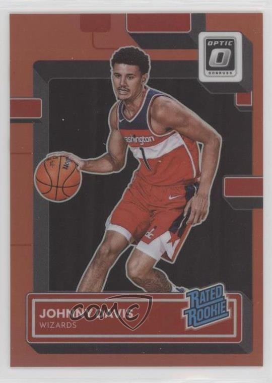 2022-23 Panini Donruss Optic Rated Red Prizm /99 Johnny Davis #206 Rookie RC
