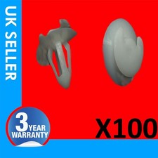 100X T&uuml;rverkleidung Zierleisten Clips Kunststoff Mercedes SL R129