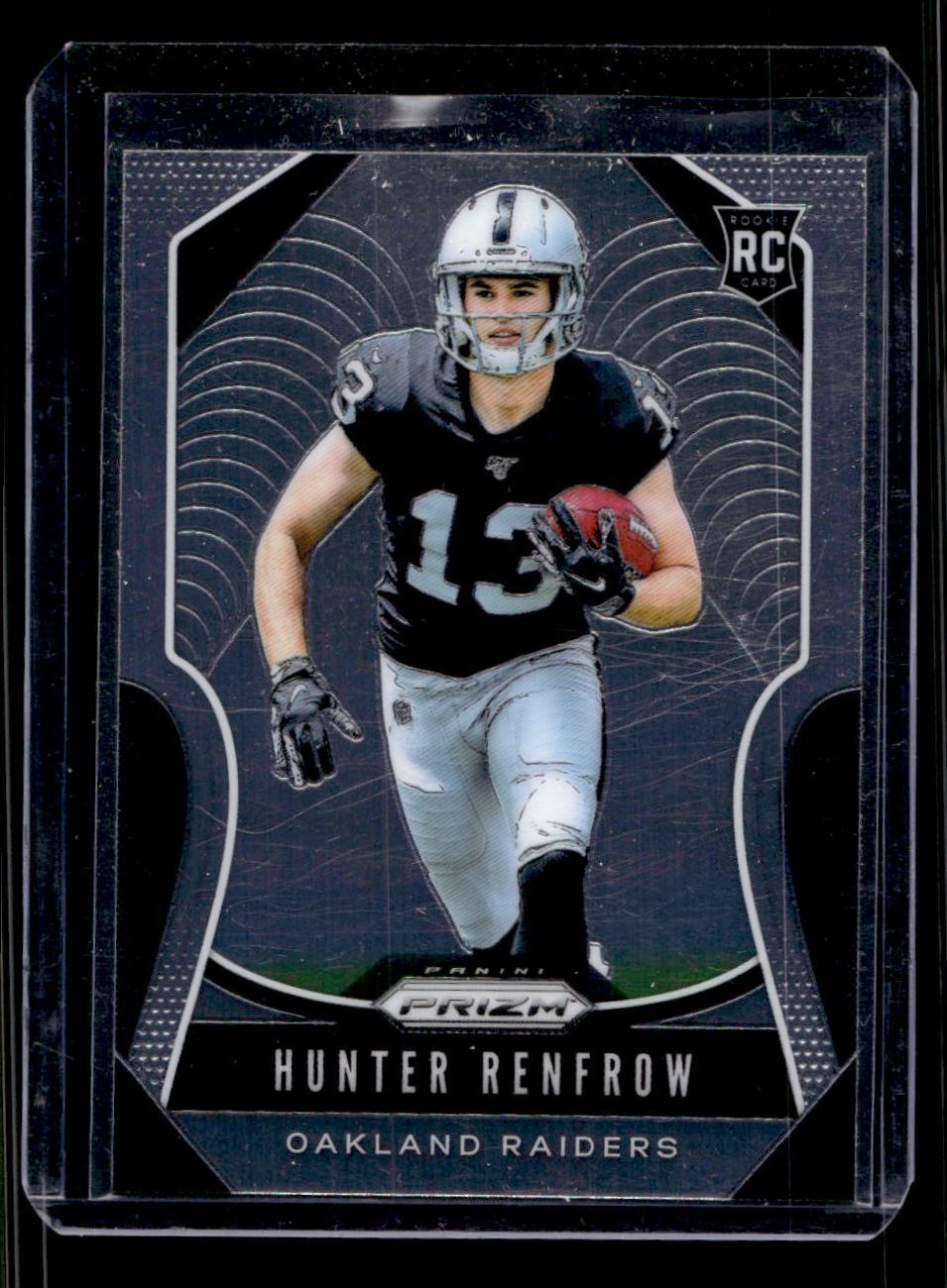 2019 Panini Prizm Hunter Renfrow Rookie G3 Oakland Raiders #357