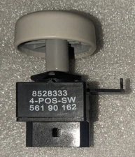 Genuine Whirlpool Washer Temperature Switch & Knob Part # 8528333