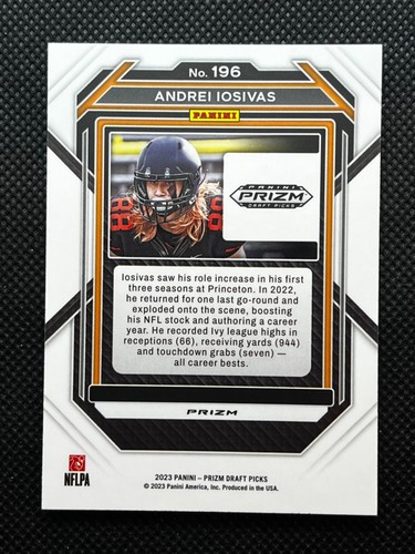 2023 PANINI PRIZM DRAFT PICKS FOOTBALL GOLD CRACKED ICE ROOKIES RC - YOU PICK! - Picture 86 of 86